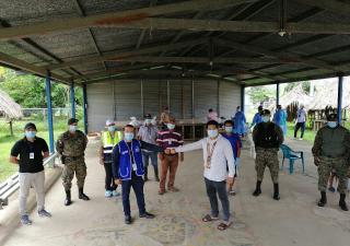 Panamá Este realizó operativo en Piriati Emberá