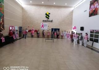 Realizan cierre de campaña de la cinta rosada en Panamá Este