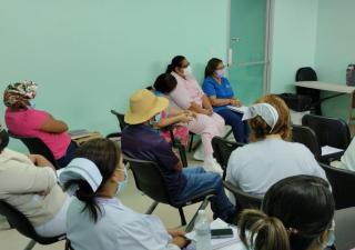 Equipo del PAI en Panamá Este se reúnen para hacer análisis de cobertura de vacunación