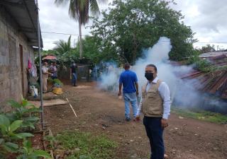 Lucha contra el Dengue y la Malaria en Panamá Este