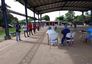 Jornada de hisopado en Panamá Este