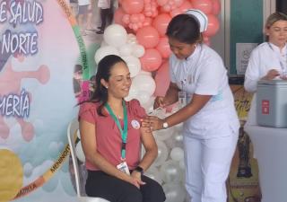 Panamá Norte realiza lanzamiento de la semana de vacunación en las Américas en Caimitillo