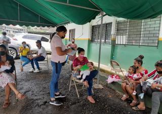 Inicia la semana mundial de la lactancia materna en las instalaciones de Salud de Panamá Norte