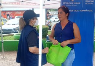 Minsa participa en feria interinstitucional de Conadis en Panamá Oeste