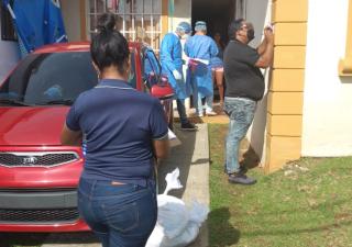 Realizan barrido de hisopados en el Naranjal de Arraiján