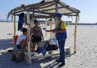 Realizan operativo de vigilancia en Playas de Panamá Oeste 