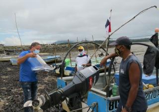 Pescadores de Panamá Oeste fueron orientados sobre la responsabilidad de cuidar los océanos y medidas de Prevención de COVID-19