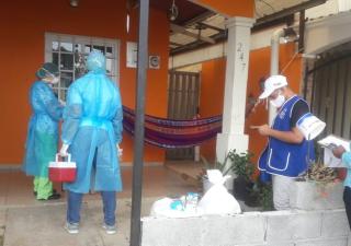 En Panamá Oeste, Equipos de Repuestas Rápidas (ERR) continúan toma de pruebas de antígenos y PCR y trazabilidad comunitaria.