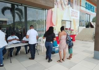 Continúa proceso de vacunación en Panamá Oeste