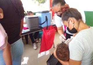 Continúa vacunación contra la influenza y covid-19 a población de Panamá Oeste