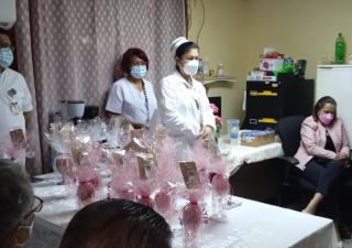 Brindis para homenajear a médicos de la región de Salud Panamá Oeste