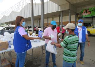 Panamá Oeste realizó hisopados y orientación sobre COVID-19 en La Chorrera