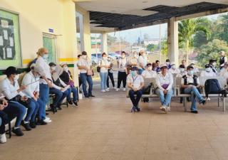 Inician vacunaciones en la "semana de vacunación de las Américas" en Panamá Oeste