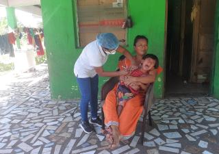 Continúa proceso de vacunación contra la Covid-19 en la provincia de Panamá Oeste