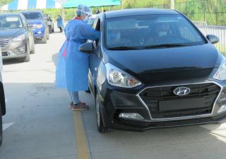 Auto rápido, estrategia efectiva contra el COVID-19 en Panamá Oeste