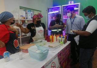 Salud Pública en operativo reiteran cumplir con las normas sanitarias