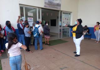 Sesiones educativas sobre Covid-19 y Dengue en instalaciones de salud de Panamá Oeste