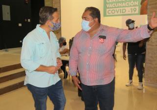 Inicia aplicación de segundas dosis de vacuna AstraZeneca en el centro comercial Anclas Mall