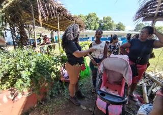 Feria de salud en el corregimiento de Puerto Caimito en Panamá Oeste