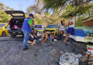 Vigilancia y promoción de medidas de bioseguridad en Playas de Panamá Oeste