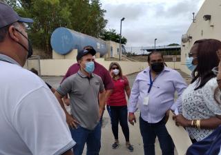 Autoridades realizan recorrido en las instalaciones del MINSA-Capsi de Burunga.