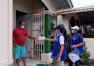Barrido comunitario en La Chorrera