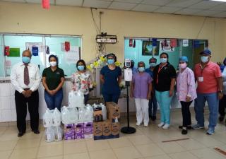 Centro de Salud Artemio Jaén en Arraiján recibe donación