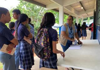 Jornada de atención del programa de adolescentes del Centro Educativo en San Martín