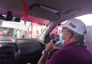 Realizan orientación de medidas de  bioseguridad  y  perifoneo de la Covid-19  