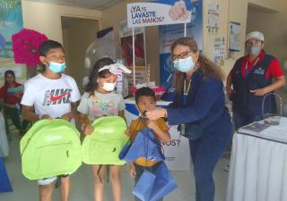Niños y adultos aprenden sobre salud en la Feria Internacional de La Chorrera