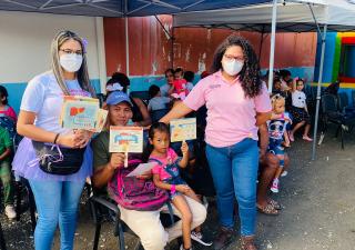 Feria del mes del niño en Centro de Salud de Puerto Caimito 