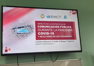 Presentación de resultados del proyecto de investigación sobre impacto de la comunicación durante la pandemia en Panamá Este