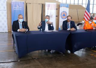 MINSA recibe hospitales campaña donados por EE.UU.