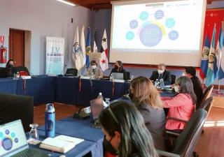 Viceministra de Salud encabeza delegación para traspaso a Panamá de la Presidencia Pro Témpore del Comisca