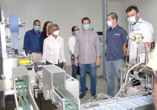 Inspeccionan empresa de producción de insumos de protección en Zona Franca privada de la 24 de Diciembre 