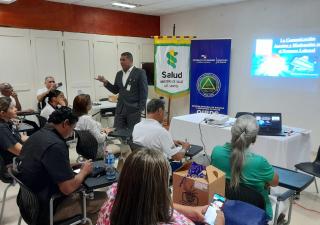 Capacitan equipos de gestión de riesgo en Los Santos