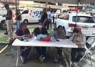 Región Metropolitana de Salud atiende a pacientes de explosión en edificios de la capital