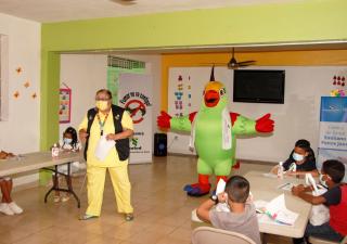 MINSA e Iglesia Bautista Calvario realizaron jornada de promoción ante el COVID-19 y evangelización a niños de Calidonia