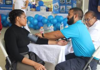 Un total éxito la feria de salud organizada por las enfermeras de la región metropolitana 