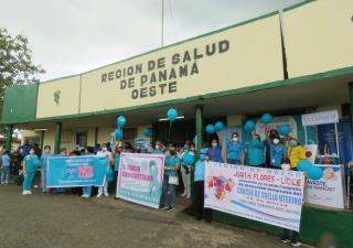 Cierre de campaña para la prevención del cáncer cervicouterino. 