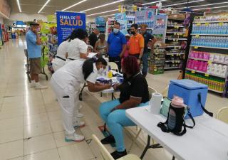 Feria de la salud en el distrito de Arraiján en Panamá Oeste