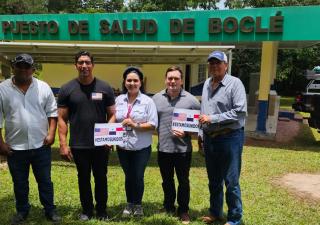 Puesto de Salud de Bocle y Los Valles reciben importante donación de la Embajada de Los Estados Unidos