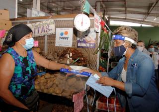 MINSA se mantiene vigilante del cumplimiento de las  medidas de bioseguridad en Merca Panamá  