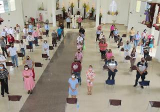 Realizan eucaristía para orar por los afectados de la  pandemia en Panamá Oeste