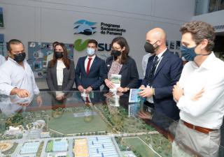 Representantes de UE realizan inspección a Planta de Tratamiento de Panamá