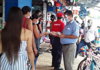 Promoción de la Salud no bajan la guardia en Aguadulce 