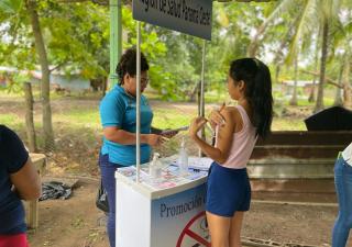 Exitosa feria de Salud en Puerto Caimito de La Chorrera.