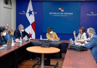 Viceministra de salud recibe a la representante de la Unicef en Panamá