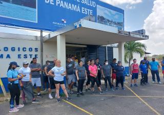 La Región de Salud de Panamá Este celebró sus 39 años con actividad deportiva