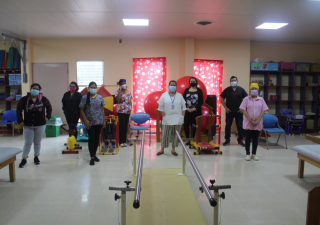 Personal de Reintegra continúa brindando las terapias